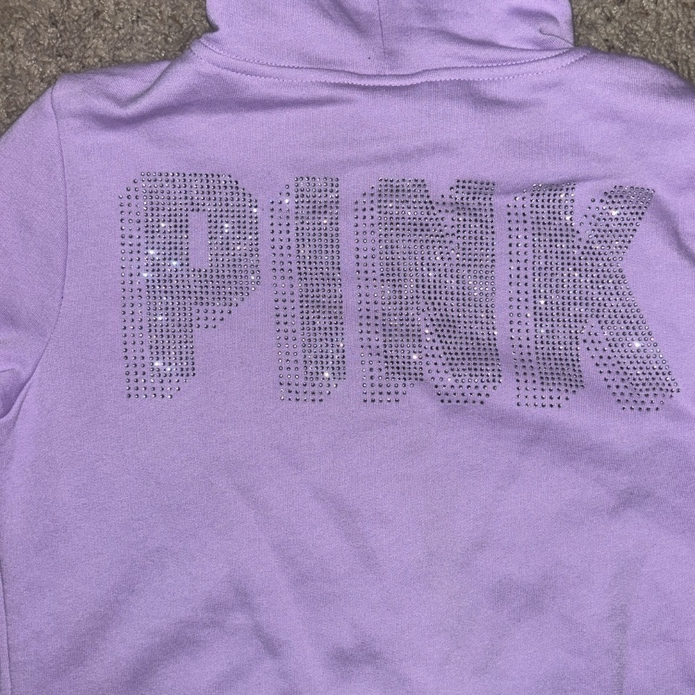 PINK bling zip up jacket - Picture 4 of 4